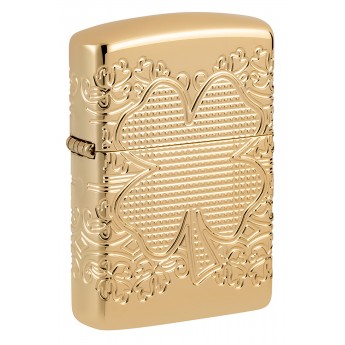 Зажигалка ZIPPO ARMOR® LUCKY CLOVER 46301